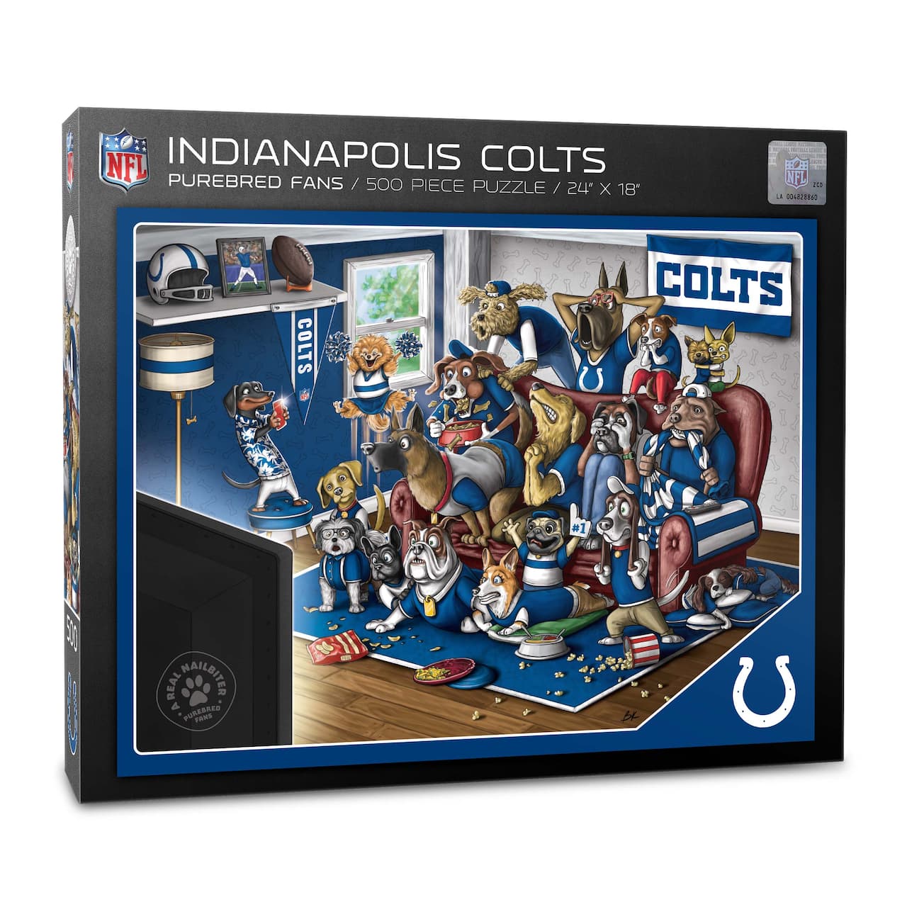 NFL Purebred Fans A Real Nailbiter 500 Piece Puzzle